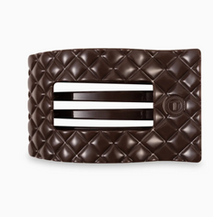 Quilted Flat Rectangle Clip (medium)