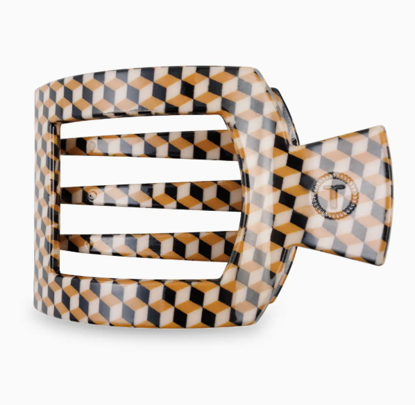 Teletie Square Small Flat Clip