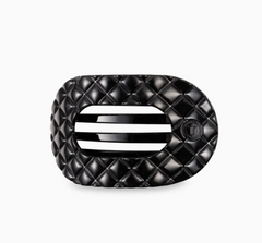Quilted Flat Small Round Clip