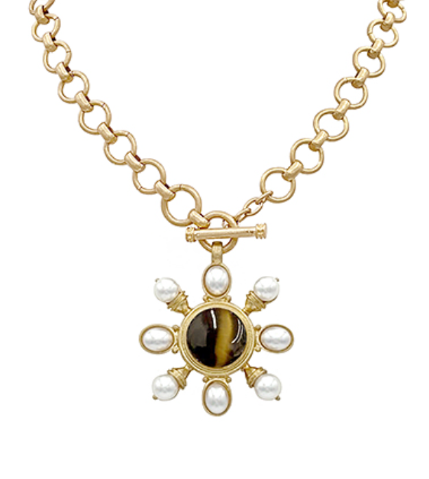 Solara Medallion Necklace