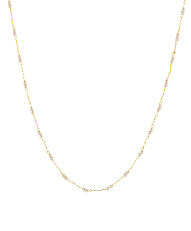 Pearl Station Necklace