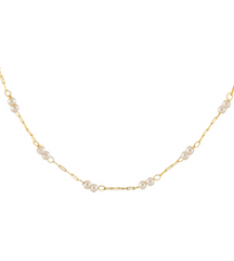 Pearl Station Necklace