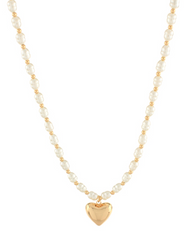Forever Pearl Heart Necklace