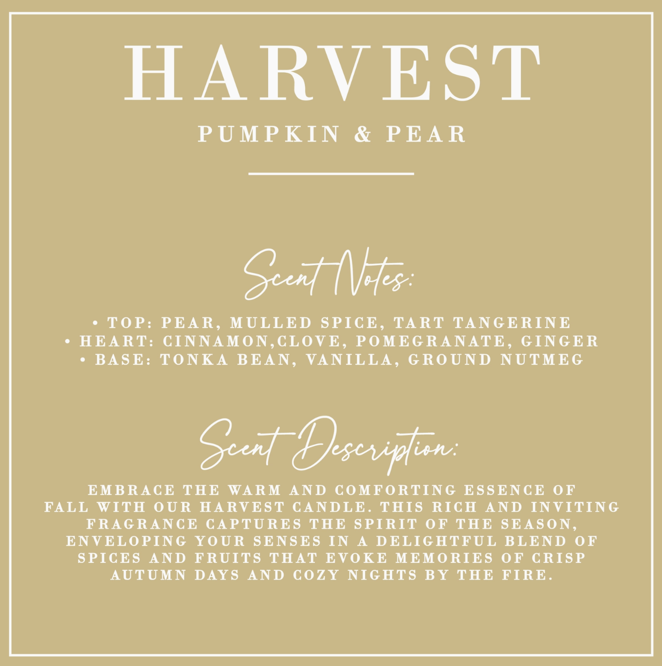 Harvest Luxe Candle
