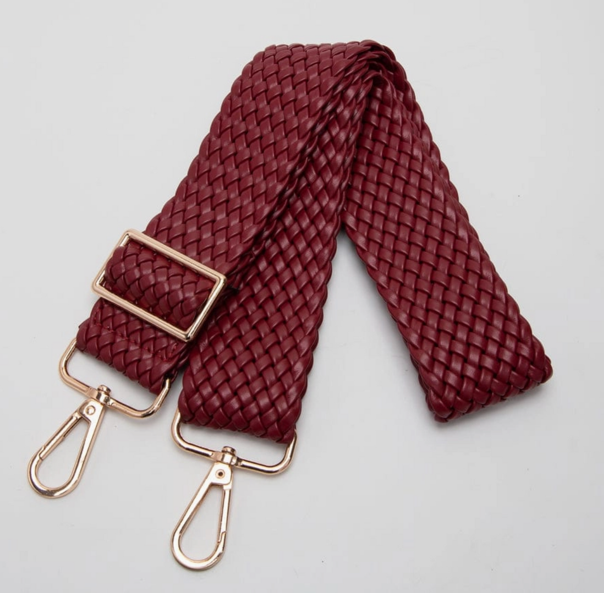 Woven Bag Strap (burgundy)