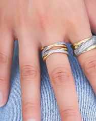 Luna Crossover Ring