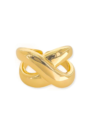Gold Cross Ring