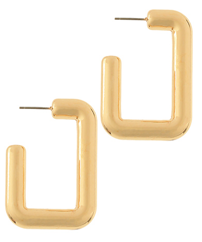 Bold Square Earring
