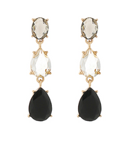 Noir Drop Earring