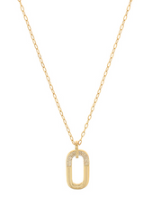 Mod Oval Necklace