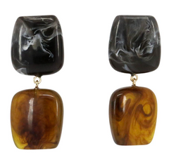 stone dangle earring