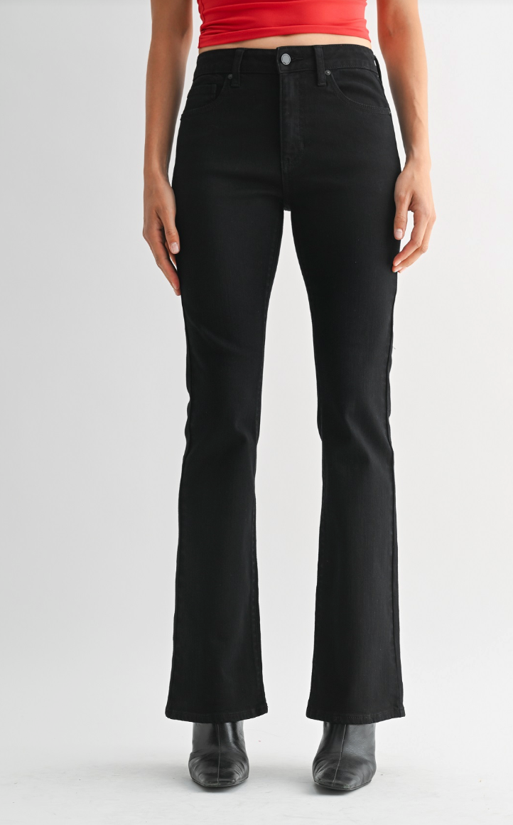 Regular Hem Bootcut (black)