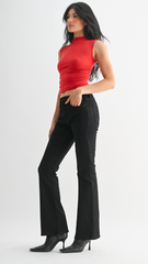 Regular Hem Bootcut (black)