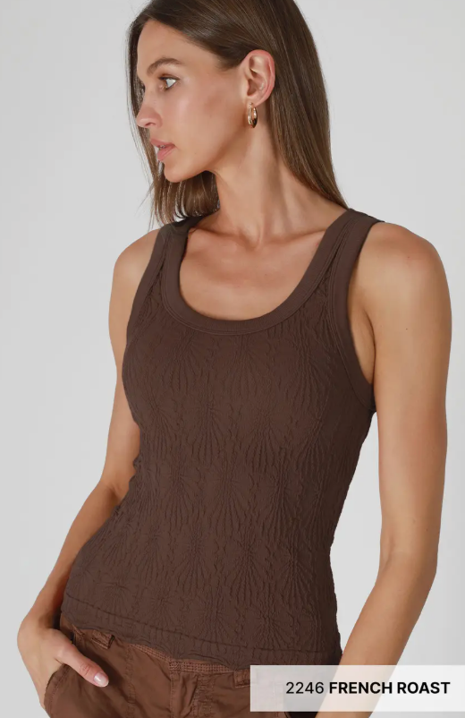 Reversible Lace Texture Tank