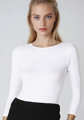 Essential 3/4 Sleeve Crew Top