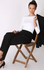 Essential 3/4 Sleeve Crew Top