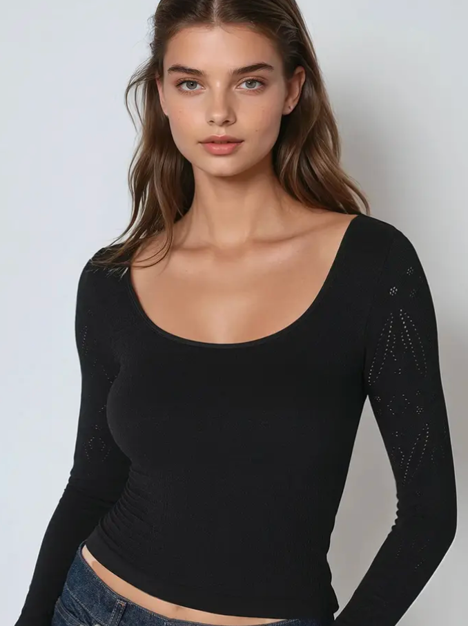 Pointelle Perfection Top