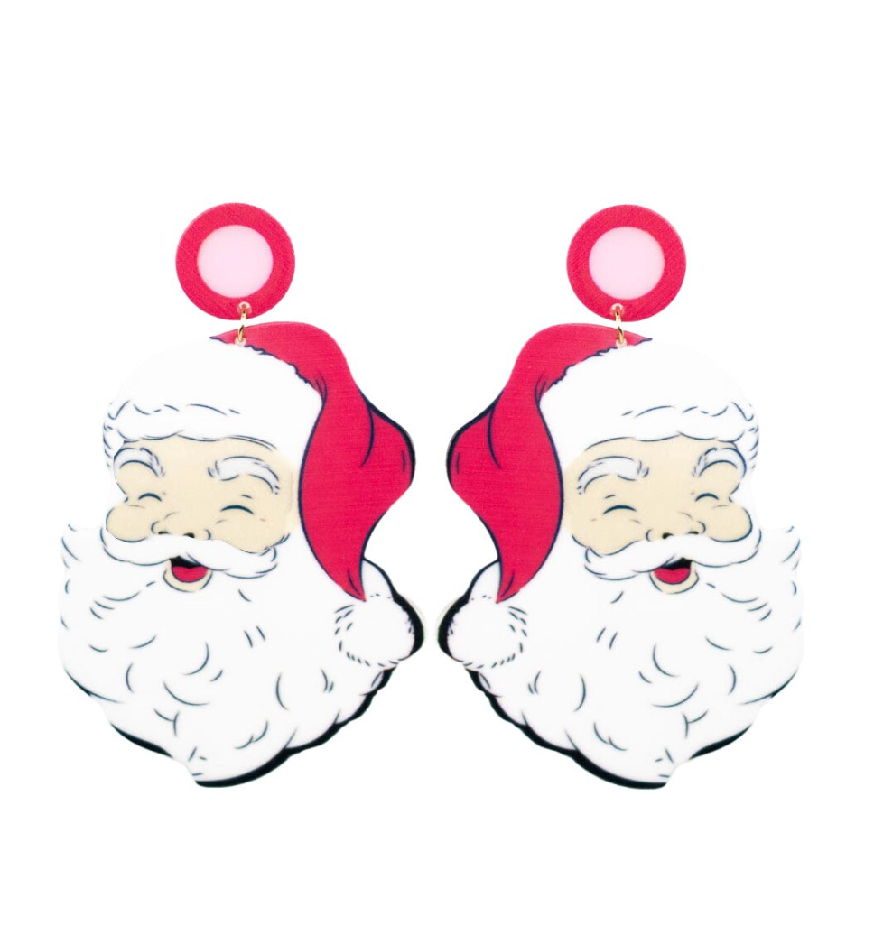 Ho Ho Ho Santa Earring