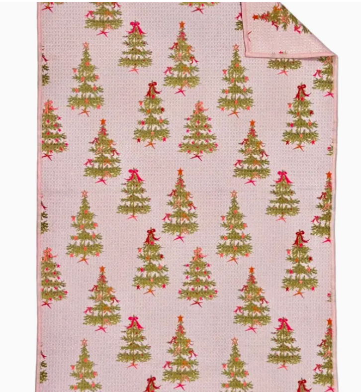 Tinsel Tied Double Sided Towel