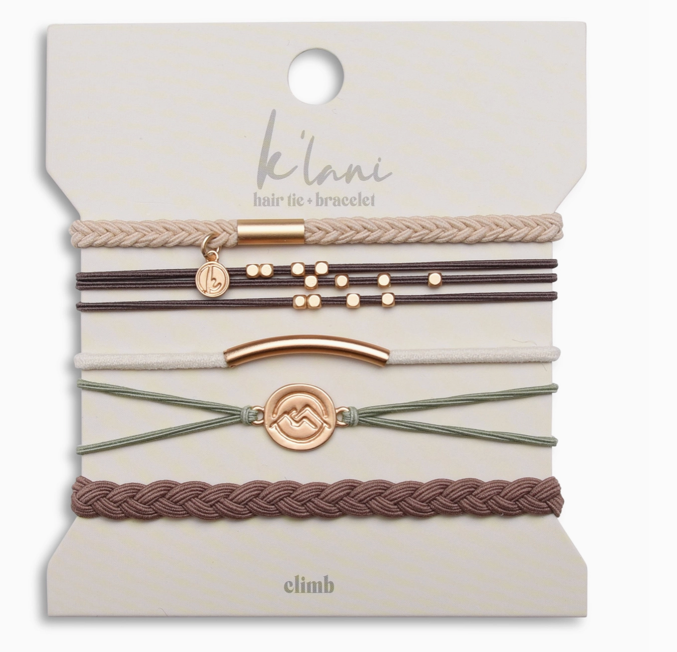 "Climb" Hair Tie Bracelets