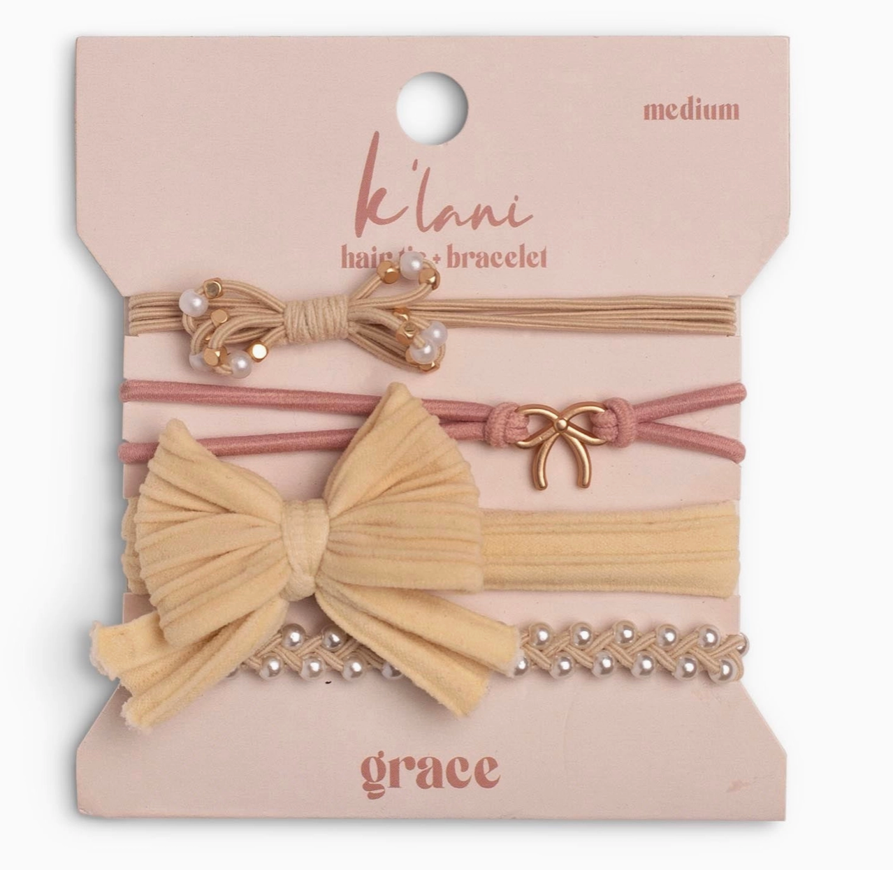 "Grace" Hair Tie Bracelets