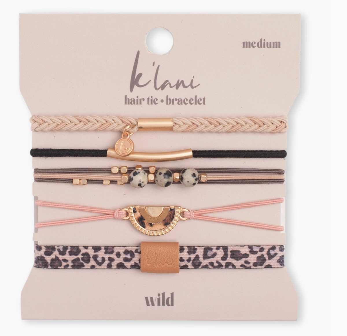 "Wild" Hair Tie Bracelets