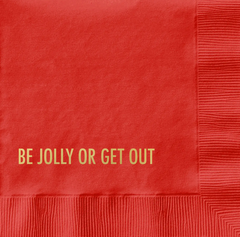Be Jolly Cocktail Napkin