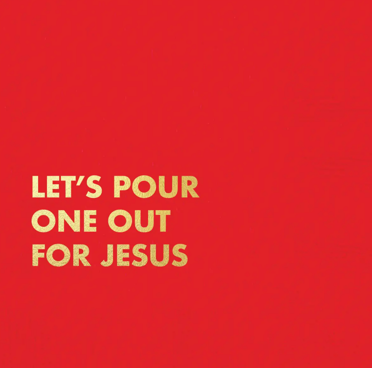 Jesus Cocktail Napkin