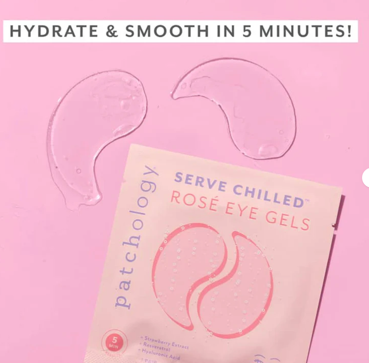 Serve Chilled Rose Eye Gels (single)