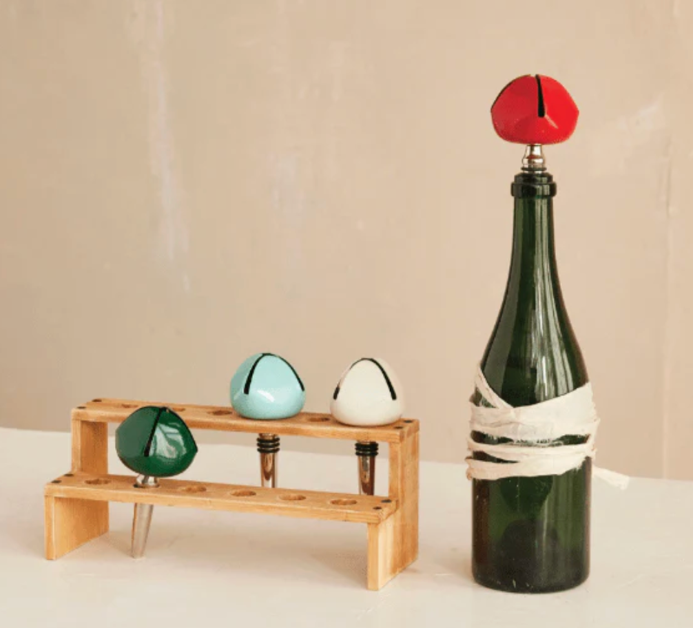 Jingle Bell Wine Stopper