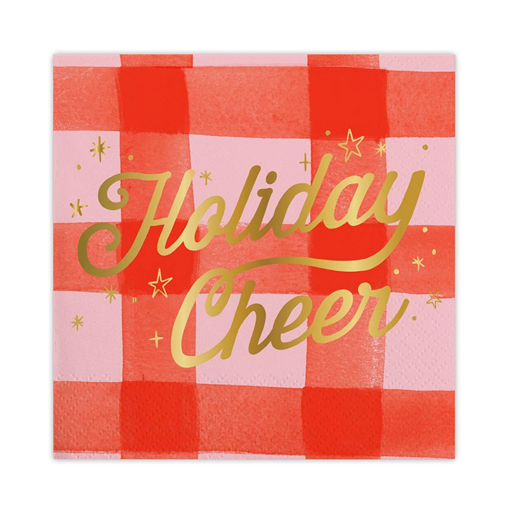 Holiday Cheer Cocktail Napkin