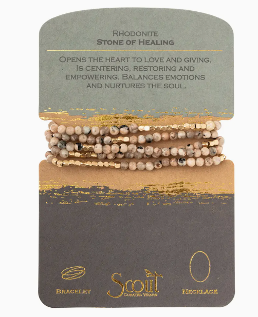 Stone Wrap: Rhodonite - Stone of Healing