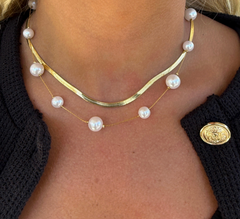 Double Luxe Pearl Necklace