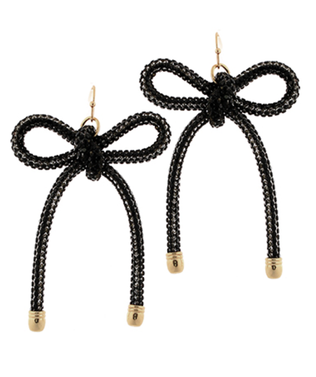 Twinkle Tie Bow Earring