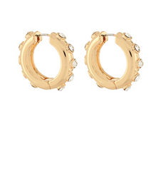 Crystal Crest Huggie