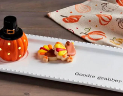 Pilgrim Pumpkin Light Up Sitter