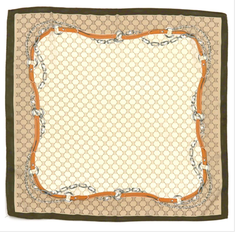 Saddle Stitch Silky Scarf