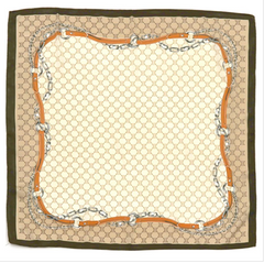 Saddle Stitch Silky Scarf