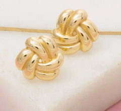 Polished Knot Stud