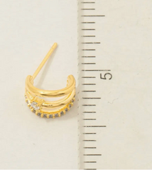 Radiant Row Earring