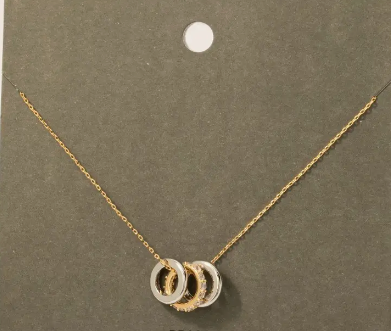 Delicate Rings Necklace