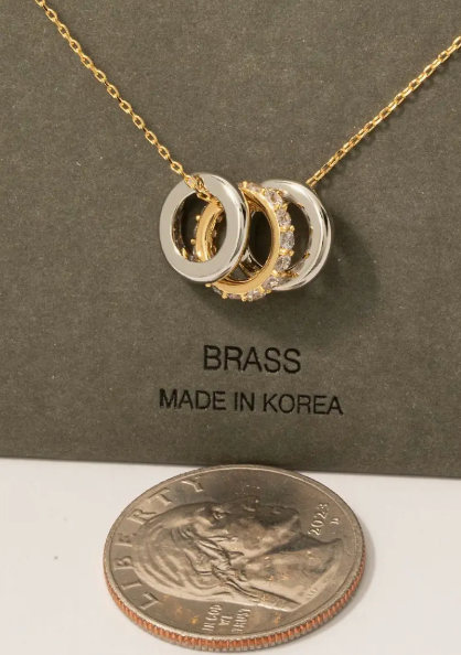 Delicate Rings Necklace