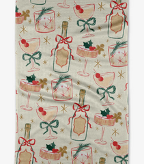 Christmas Cocktails Tea Towel