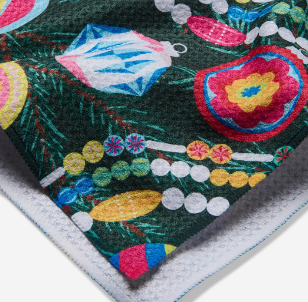 Shiny Ornaments Tea Towel