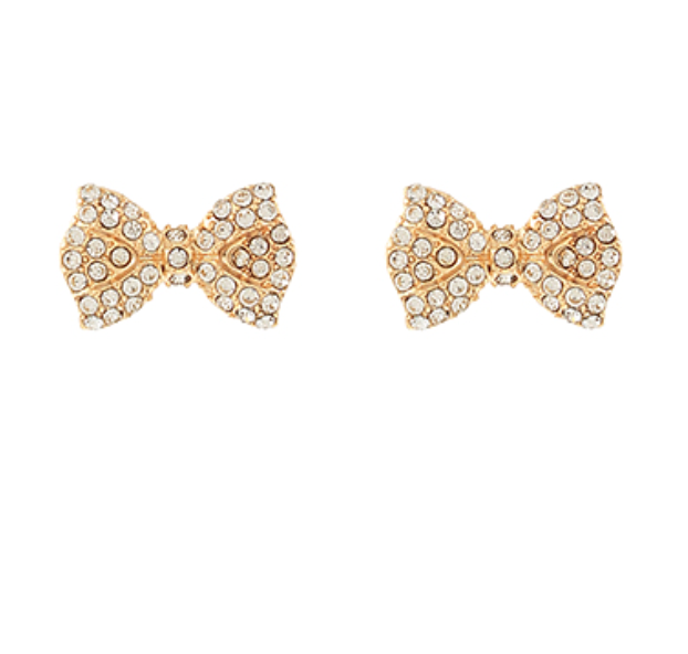 Pavé Bow Sparkle Stud