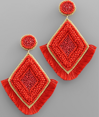 Festive Fringe Diamond Earring