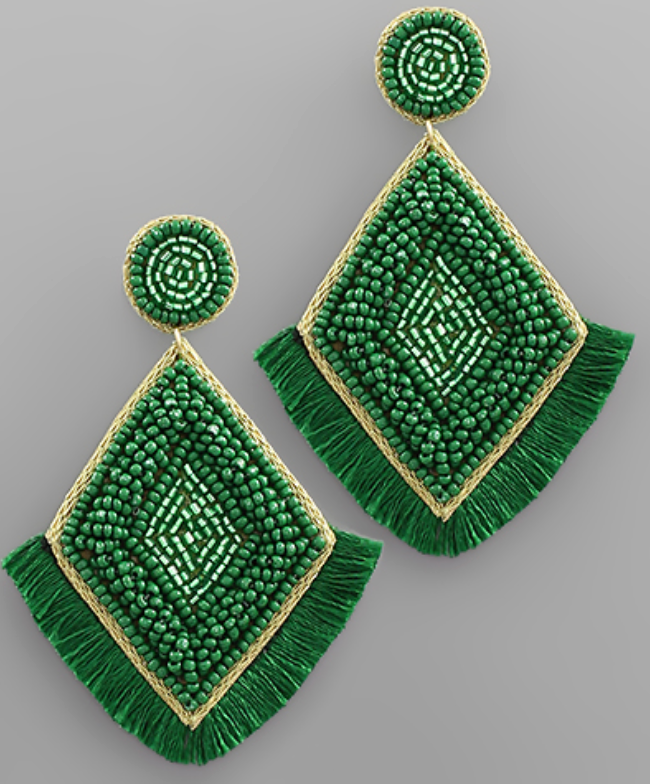 Festive Fringe Diamond Earring
