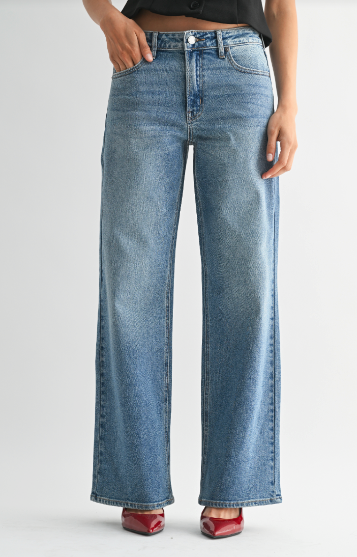 Everyday Wide Leg (med denim)