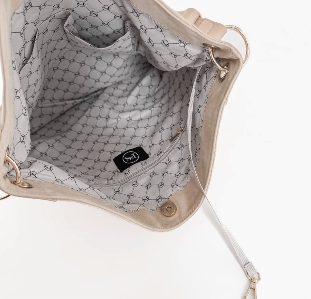 Rosalie Rivet Suede Hobo