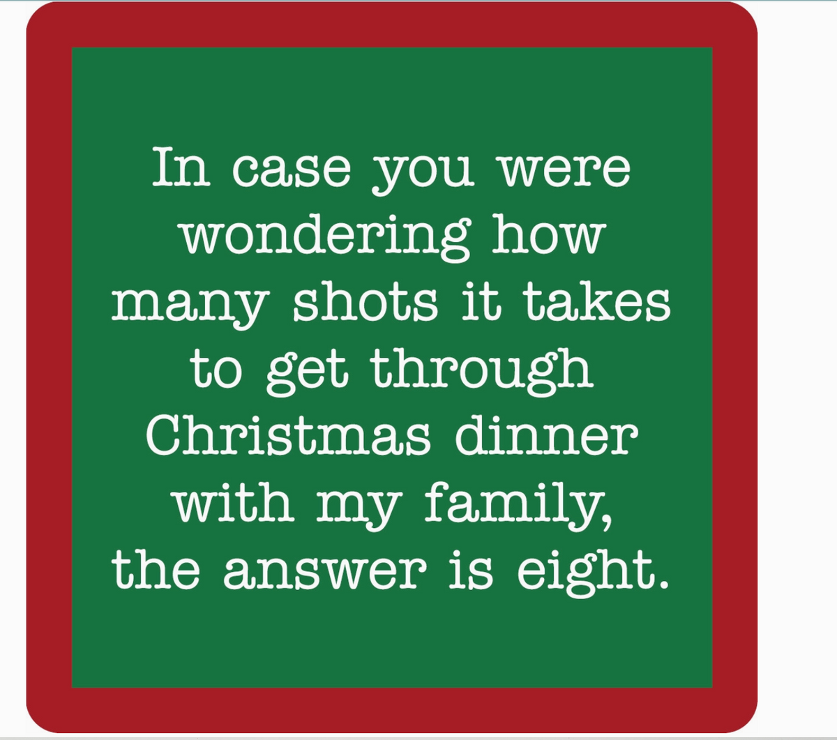 Xmas Shots Coaster